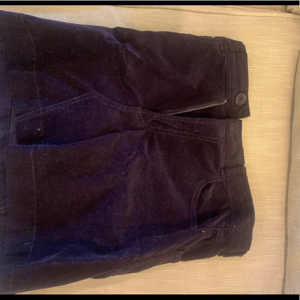 Chelsea and Violet Plum Corduroy Skirt